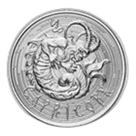 1 oz Silver Round - Capricorn (Zombie Zodiacs)