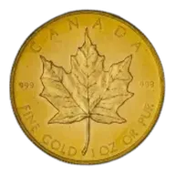 1980 Gold Maple Leaf 1 oz $50 Bullion Coin
