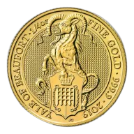 The Queen's Beasts 1/4 oz. Gold Bullion 2019 Yale of Beaufort