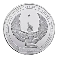 Kinesis Egyptian Goddess 1oz .999 Silver Round