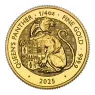 2025 Tudor Beasts 'Queen's Panther' 0.25 oz Gold Bullion Coin Pre-Owned