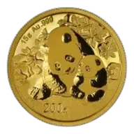 2024 Chinese 15g Panda Gold Bullion Coin