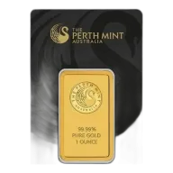 1 oz Gold Bar Perth Mint (In Assay)