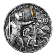 2 oz Knights of The Past Silver Coin