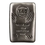 5oz Intrinsic Tender Tiger Silver Cast Bar