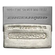 100 oz Silver Bar - Engelhard