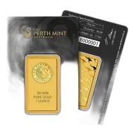 1 oz Gold Perth Bar