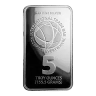 5 oz Silver International Trade Bullion (ITB) Bar
