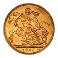 1903 Gold Sovereign Edward VII Sydney