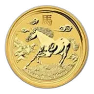2014 Australia 1/2 oz Gold Lunar Horse BU (Series II)