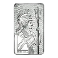Pre-Owned 10 oz Britannia Silver Bar