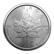 1 oz Maple Leaf Platinum Coin Random Year