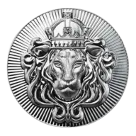 1 oz Scottsdale Lion Silver Stacker Round