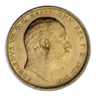 1908-S Australia Gold Sovereign Edward VII BU
