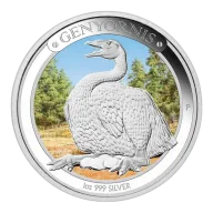 1 oz 2014 Megafauna Series Genyornis Silver Coin - Perth Mint