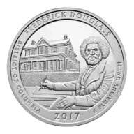 2017 Frederick Douglass ATB 5 oz Silver Coin - America The Beautiful