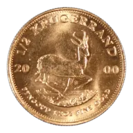 South Africa 1/2 Ounce Gold Krugerrand 2000