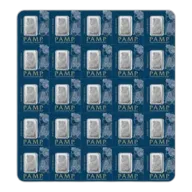25 Gram Platinum Bar - PAMP Fortuna MULTIGRAM+25 (with Assay)