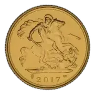 2017 Gold Half Sovereign Bullion Coin