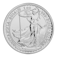 2014 1 oz Uncirculated Silver Britannia