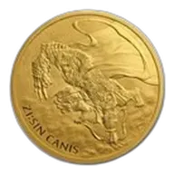 2018 South Korea 1 oz Gold ZI:SIN Canis BU
