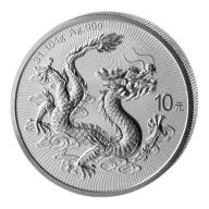 China: Chinese Dragon 1 oz Silver 2026