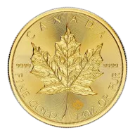 2025 1 oz Canadian Gold Maple Leaf Uncirculated