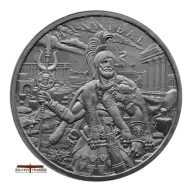 2025 Hannibal Legendary Warriors 1oz Silver Bullion Round