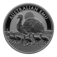 2025 Australian Emu 1 oz 999 Silver Bullion Coin
