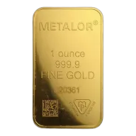 1 oz Metalor Gold Bar