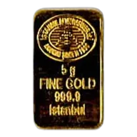 5 Gram Gold Bar - Random Manufacturer