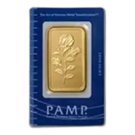 50 gram Gold Bar - PAMP Suisse Rosa (In Assay)