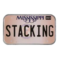 Mississippi License Plate - Stacking Across America 1oz Silver Bar
