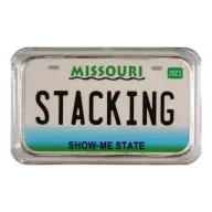 Missouri License Plate - Stacking Across America 1oz Silver Bar