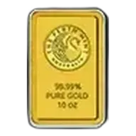10 oz Gold Bar Perth Mint Kangaroo - New