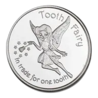 1/10 oz .999 Fine Silver Round - A Visit From the Tooth Fairy with Gift Bag
