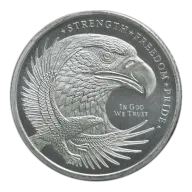 1/10 oz Golden State Mint Silver Eagle Round (BU)
