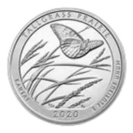 2020 5 oz Silver ATB Tallgrass Prairie National Preserve, KS