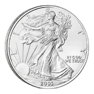 2003 1 oz American Silver Eagle Coin