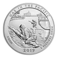 2019 5 oz Silver ATB War in the Pacific National Hist. Park, GU