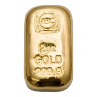 2 oz ABC Cast Bar Gold Bar