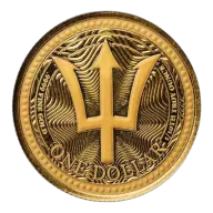 1/10 oz Barbados Trident Gold Coin