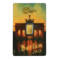 Germania Mint 1g Gold Minted Bar - 2026 World Money Fair (WMF)