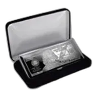4 oz Silver Bar - Random Year $100 Bill (w/Box & COA)