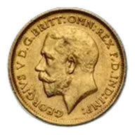 1914-S Australia Gold 1/2 Sovereign AU