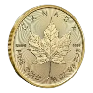 2026 1/4 Oz Gold Canadian Maple Leaf - BU (Sealed Packaging)
