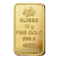 10g PAMP Lady Fortuna Gold Minted Bar