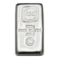 500g ABC Silver Cast Bar