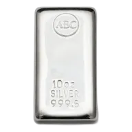 10oz ABC Silver Cast Bar
