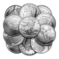 1oz .999+ Silver Rounds Assorted Our Choice
